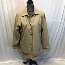 Mackintosh New England Jacket Womens Small Beige Lined Trench M2009 - $34.30