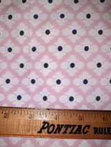 Pottery Barn Kids Pair Standard Pillow Shams Pink White Blue Flowers 100% Cotton - $15.83