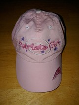 Patriots Nfl Girl Pink Adjustable Cotton Visor CAP-YOUTH-BARELY WORN-CUTE - $9.49