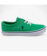 Ralph Lauren Faxon X SK LTL Green White Mens Casual Sneaker - €50,81 EUR