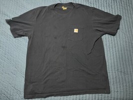 Carhartt Original Fit Pocket Shirt Sleeve T Shirt Mens XL Dark Blue - $9.90