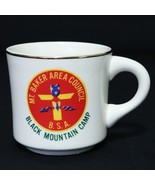 Boy Scouts VTG BSA Mug Cup Mt. Baker Area Council, Black Mountain Camp RARE - $62.46