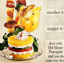 1965 Del Monte Pineapple Advertisement Canned Fruits Foods Snacks Vintag... - €25,75 EUR