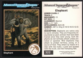 1991 TSR AD&amp;D Gold Border RPG Fantasy Art Card #322 Dungeons &amp; Dragons Creature - £5.53 GBP
