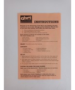 1995 Ghost Writer Mystery Game Replacement Part Instructions - $5.44 CAD