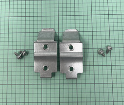 Used Whirlpool Washer Top Hinges and Screws (Set of 2) - W10215102, W10432012 - $7.95