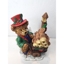 VTG HOLLYBEARY U.S.A. CHRISTMAS JUST BEARY SOUTH OF THE NORTH POLE BUCKY... - $16.82