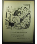 1951 Kimberly-Clark Paper Advertisement - cartoon by Barney Tobey - £14.55 GBP