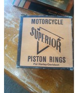 NEW Superior Motorcycle Piston Ring Set Harley Panhead 1974 .040 # C11228r - $288.59 MXN