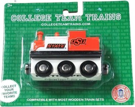 1 Officially Licensed College Team Trains OSU Pistol Pete Compatible Wood Train - £15.97 GBP