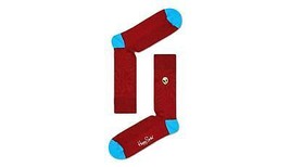 Happy Socks Rouge Extraterrestre Unisexe Premium Coton Chaussettes 1 Paire 7-11 - £18.13 GBP
