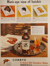 1947 Original Esquire Art Ads Gilbey&#39;s Whiskey Elgin American Compacts - £5.09 GBP