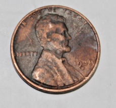 1938D  penny - $18.99