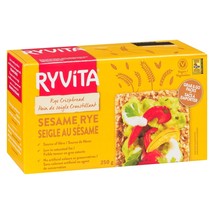 4 Boxes of Ryvita Sesame Whole Grain Rye Crispbread 250g Each - Free Shi... - $37.74