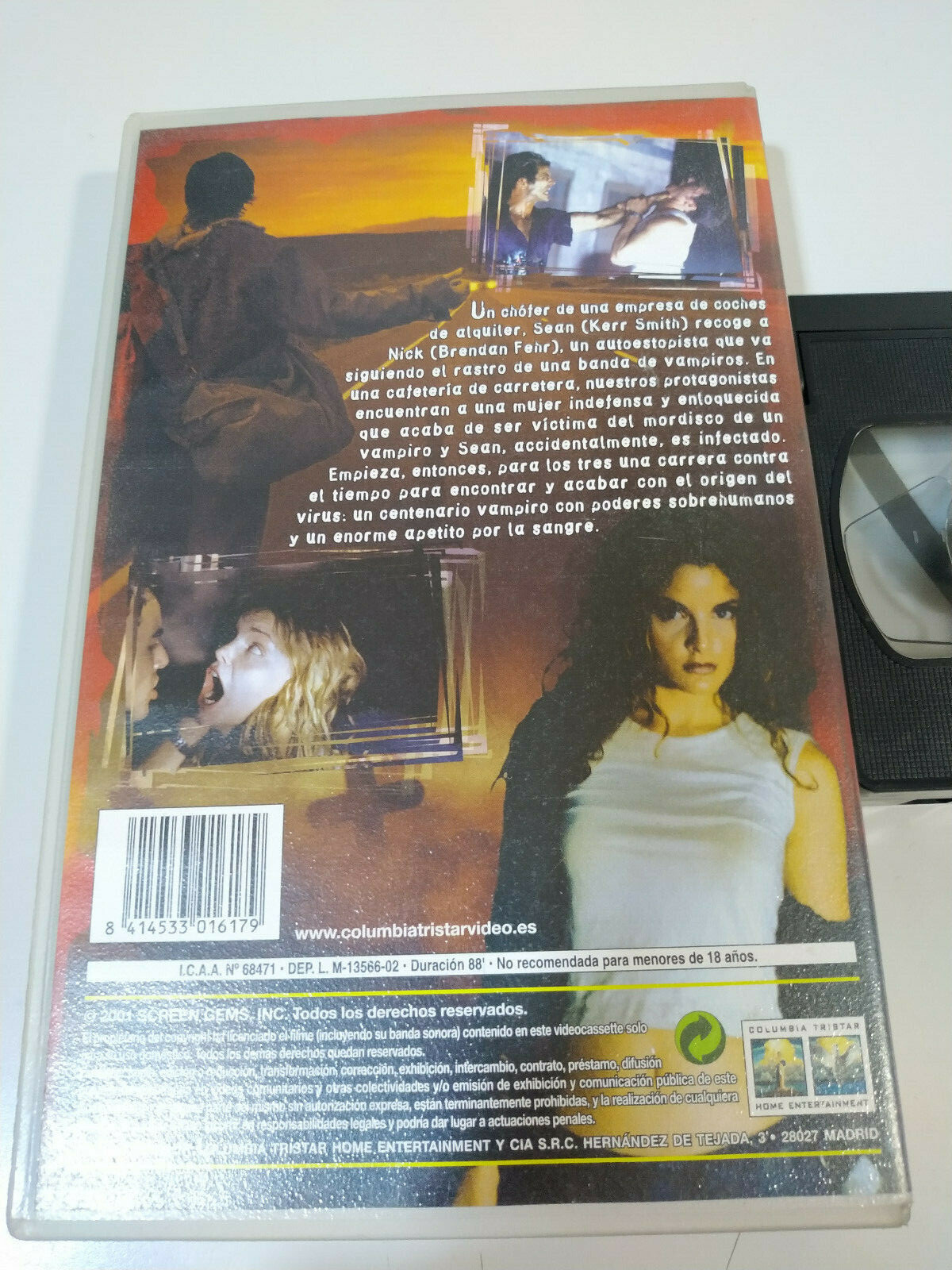 Los malditos Vampiri del Deserto J S Cardone - VHS Nastro Spagnolo 3T Item image 3