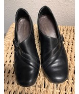 Clarks Active Air Aravon Leather Ladies Pumps 2-1/2&quot; Heel Black size 7M - $386.76 MXN