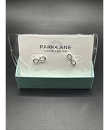 Park Lane Infinite Pierced Earrings Silver Infinity w/Crystals - FREE SH... - $20.00