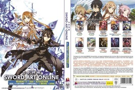 Anime Dvd~Eng Dub~Sword Art Online Season 1-3+GGO+Alicization(1-108End+3 Movie) - £37.13 GBP
