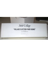 Snow Village Political Signs - $13.00