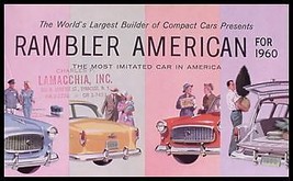 1960 AMC Rambler American Brochure, Club Sedan, Wagons - $12.85