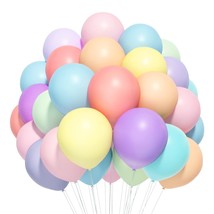 Pastel Balloons 12 Inch Assorted Color Macaron Balloons Rainbow Candy Co... - $19.99