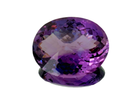 Fine 43.99 ct Natural Amethyst oval cut Gemstone from Uruguay - £280.64 GBP