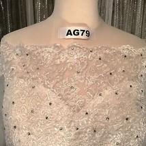 90% OFF Brand New  Wedding Dress		AG.79	Embroidery Lace w/ Tiny rhin - £99.95 GBP