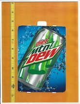 Hvv Size Mountain Dew Diet 12 Oz Can Soda Machine Flavor Strip Clearance Sale - £1.19 GBP