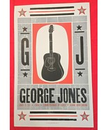 GEORGE JONES 2012 Concert Tour HATCH SHOW PRINT Poster DURHAM NORTH CARO... - $336.17 CAD