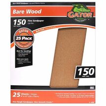 Gator 11 in. L X 9 in. W 150 Grit Garnet Sanding Sheet 25-Pack - $13.95