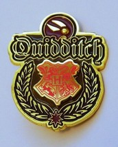 Harry Potter Hogwarts Quidditch Team Logo Raised Metal Enamel Pin NEW UNUSED - £6.26 GBP