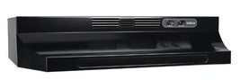 NuTone RL6200 21” Ductless Under-Cabinet Range Hood Insert with Lights - Black - £44.82 GBP