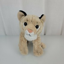 2003 SOS Save Our Space Stuffed Plush Baby Lion Cub Wild Cat Beige Tan Spots - £61.85 GBP