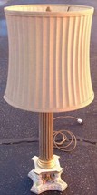 Beautiful Antique Porcelain Electric Table Lamp – Gorgeous Detail – Gdc – Dual - £118.42 GBP
