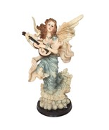 Large Collectible ANGEL with MANDOLIN 14&quot; Vintage Midwestern Home RARE i... - $388.21 MXN