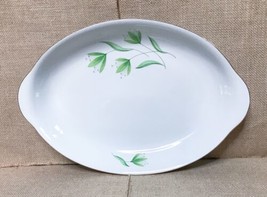 Vintage Czechoslovakia Bohemian Fine China Leaf Vine Botanical Oval Serv... - £36.31 GBP