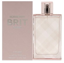 BURBERRY BRIT SHEER FOR HER EDT  NATURAL SPRAY 3.3 OZ New sealed free sh... - £33.81 GBP