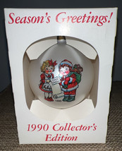 Campbells Soup Kids Seasons Greetings Christmas 1990 Collectors Edition Ornament - £7.95 GBP