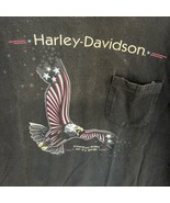 VTG 1997 Harley Davidson Freedom Rides On It’s Wings Eagle Motorcycle Sh... - £15.16 GBP
