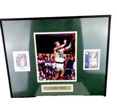 Larry Bird Matted Framed Art NBA Basketball - $42.57