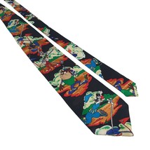 Looney Tunes Mania Men Necktie Tie Taz Bugs Bunny Golf Designer Work Dad Gift - £14.89 GBP