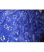 Lapis Blue 25Yard Tribal Gypsy Jaipur Authentic Gypsy ATS Skirt - $136.75 CAD