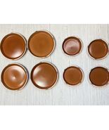 Dansk Mesa Terracotta Dinner &amp; Salad Plates Set of 8 KW Japan Stoneware - €109,71 EUR