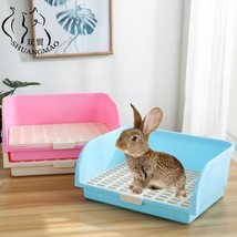 SHUANGMAO Hamster Pet Cat Rabbit Corner Toilet Litter Trays Corner Clean... - £103.89 GBP