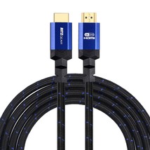 4K Hdmi 2.0 Cable 8 Ft. [3 Pack] By Ritzgear. 18 Gbps Ultra High Speed B... - £19.65 GBP