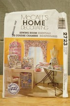2723 McCalls Crafts Sewing Pattern Sewing Room Essentials Crisp Uncut Home Decor - $9.89