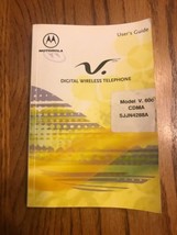 User’s Guide Motorola V.60c CDMA SHJN4288A Instruction Manual Only Ships... - $25.72