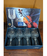 Vintage Cristal d’Arques Longchamp 17cl Crystal Wine Glasses Set of 4 in... - £14.42 GBP