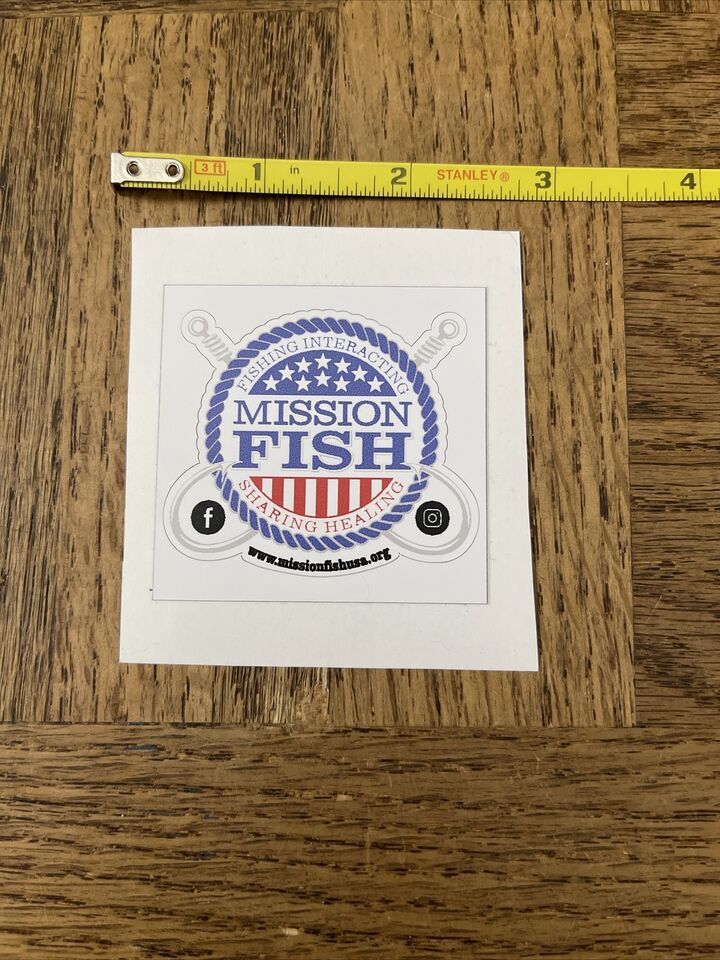 Mission Fish Sticker - $8.79