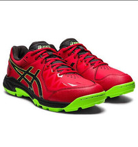 ASICS GEL PEAK Cricket Rubber Studs Shoes Red\Lemon - $119.99